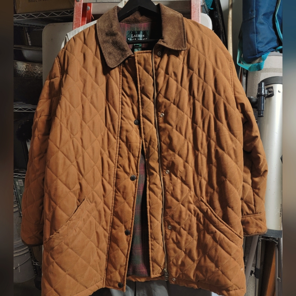 Quilted fiel jacket
